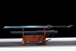 Épée chinoise bleue