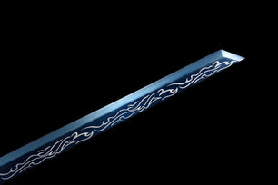 Épée chinoise bleue