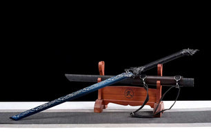 Épée chinoise bleue