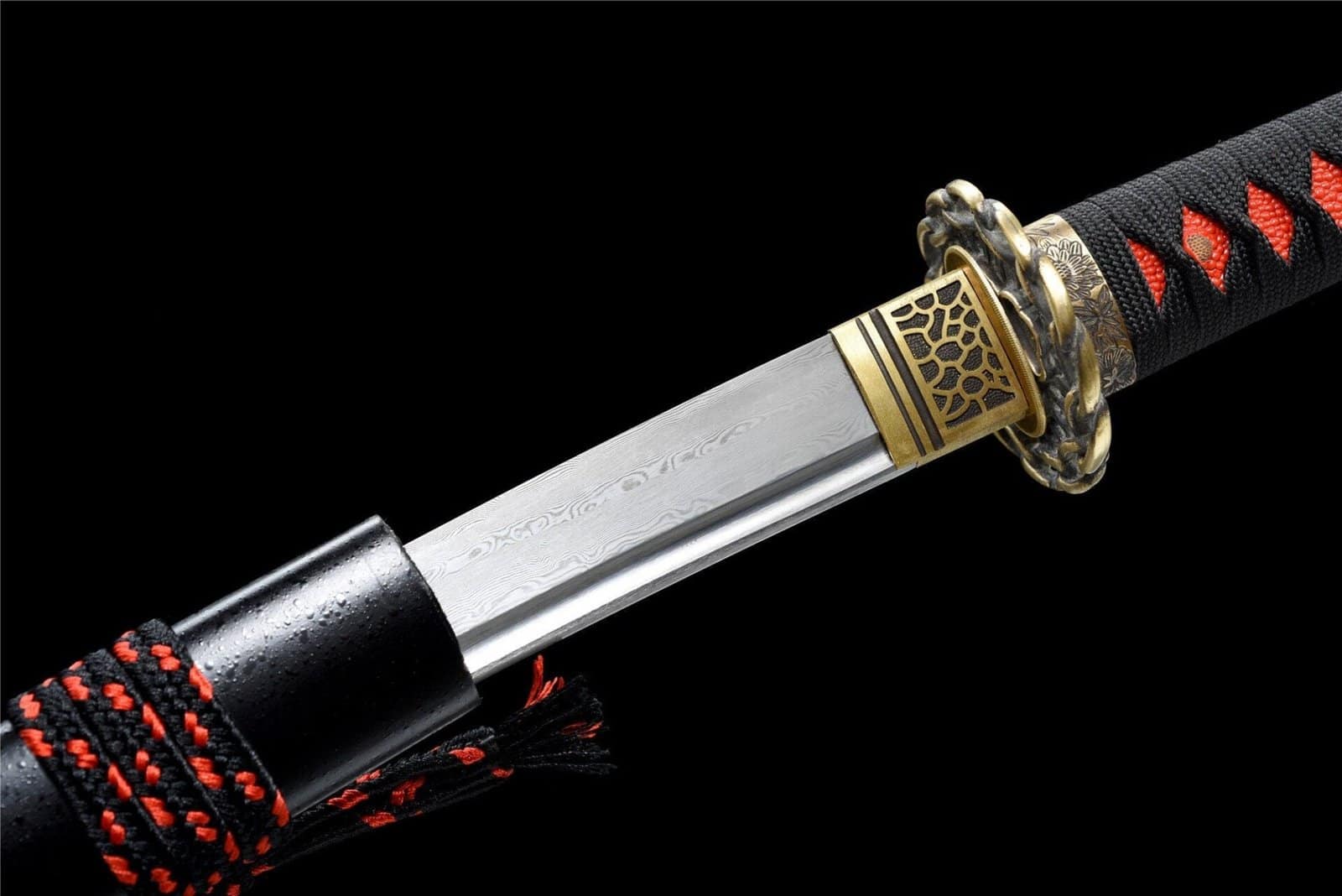 Kuroaka Ken Wakizashi 黒赤