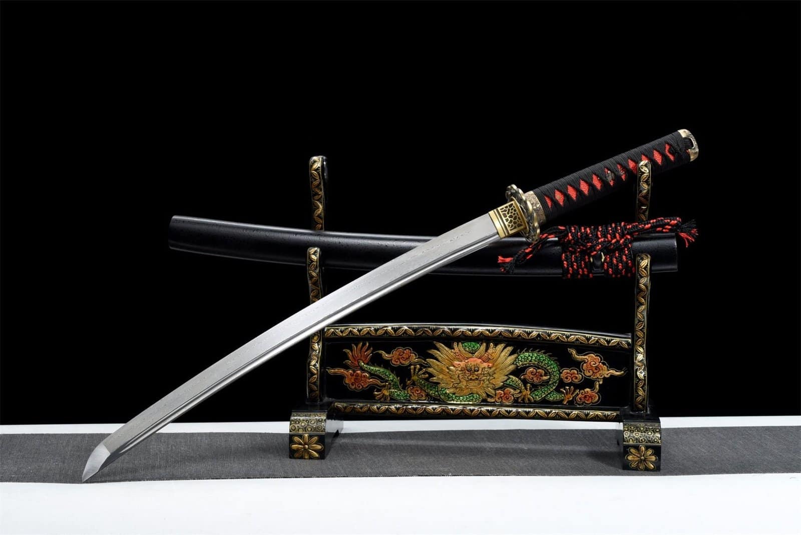 Kuroaka Ken Wakizashi 黒赤