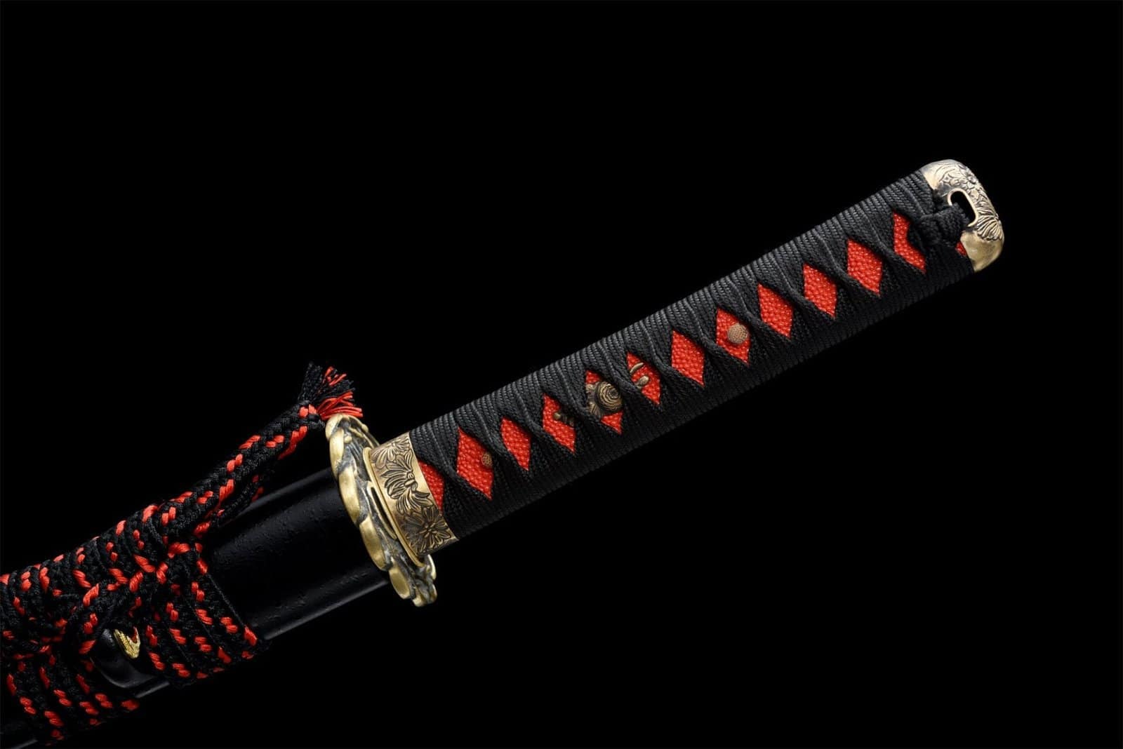Kuroaka Ken Wakizashi 黒赤